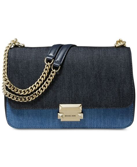 Michael Kors Sloan Denim Exterior Large Bags & Handbags for 